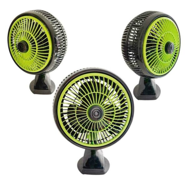 GHP Oscillating fan | 20 watts | Stand foot with clip and pole clip | Garden HighPro 4 oszillierender ventilator20