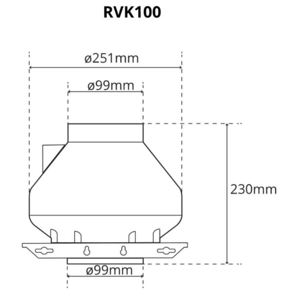 Systemair RVK 100-A Sileo | Ø 100mm | 211 m³/h | AC fan | Pipe fan | 1 systemair-rohrventilator-rvk-100mm-sileo-ac-luefter~3