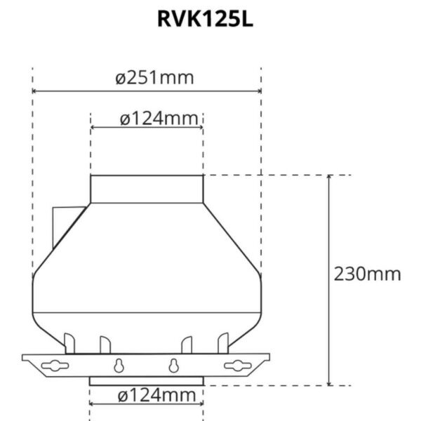 Systemair RVK 125 | Ø 125mm | 244 m³/h | AC fan | Pipe fan 1 systemair rohrventilator rvk 125mm sileo ac 368 m3 h3