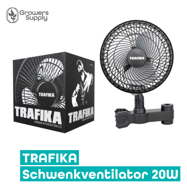 TRAFIKA oscillating fan 20W 2 TRAFIKA-Umluft-Ventilator-Schwenken-FAN-20W