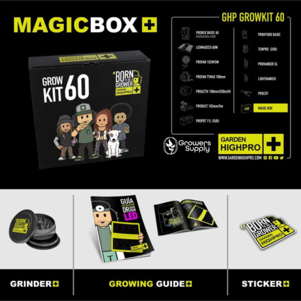 Growbox Kit 60x60x160 | GardenHighPro | Easy Starter 2 MAGICBOX-GHP-GardenHighPro-