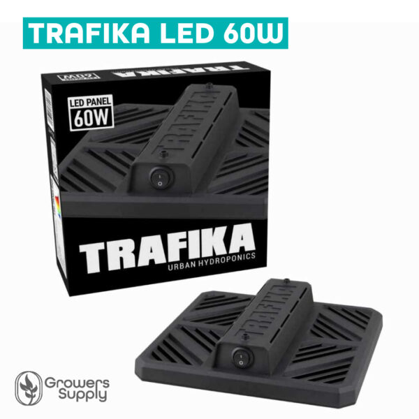 60x60cm | 3 Pflanzen kleines Growbox Komplettset 3 TRAFIKA LED 60W